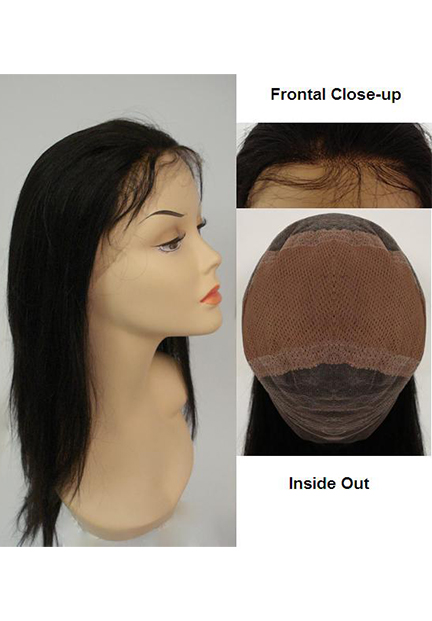Full Lace Wigs - Yaki Straight (Large Size)
