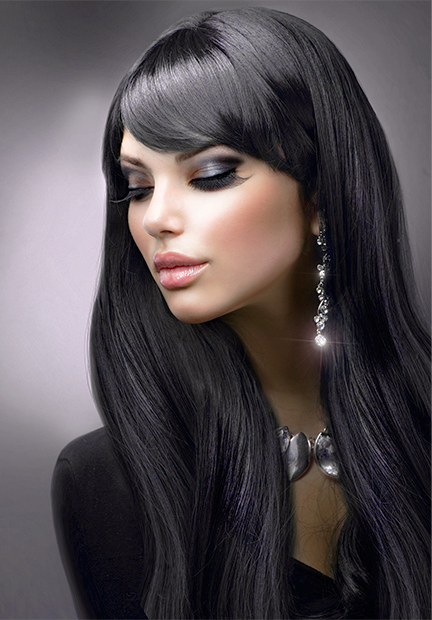 permed straight