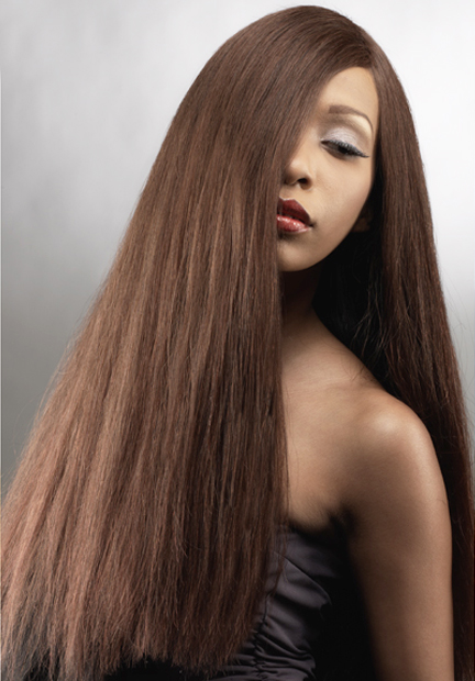 machine weft platinum yaki hair extensions