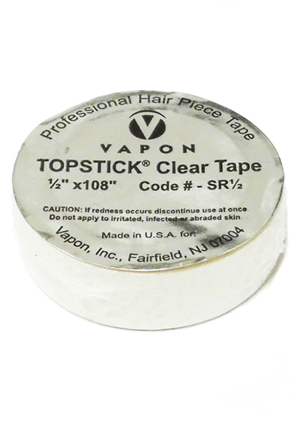 Topstick Clear Tape - 1/2" x 108" Roll